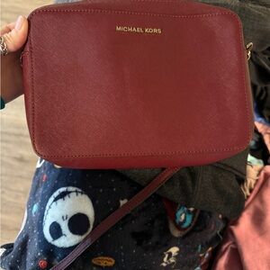 Michael Kors Red Crossbody Bag